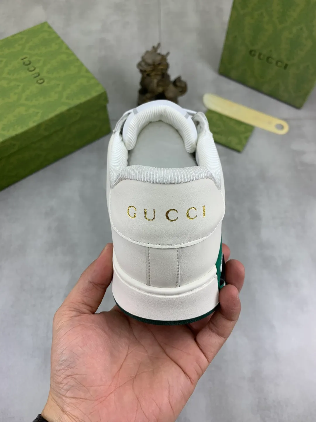 Men's shoes 💰P420💰 [New model] (GUCCI) official website's latest 🎁🎁casual and fashionable men's shoes 👟, hot style 💥 style is simple and elegant, exclusive for trendy men. Unique official website's latest brand double G elements 👑Original Gucci decoration, fashionable and generous, the fabric is original frosted calfskin ✅Fully imported first-layer pigskin lining, the official website specifies wear-resistant, lightweight original rubber casual outsole, the classic model is taken in kind at the counter🎬38-44 (45 46 customized) 3️⃣ colors available